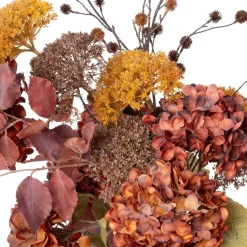 Intratuin kunstbloemen boeket Anne geel / oranje H 38 cm