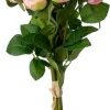 Intratuin kunstbloemen boeket Roos roze H 35 cm