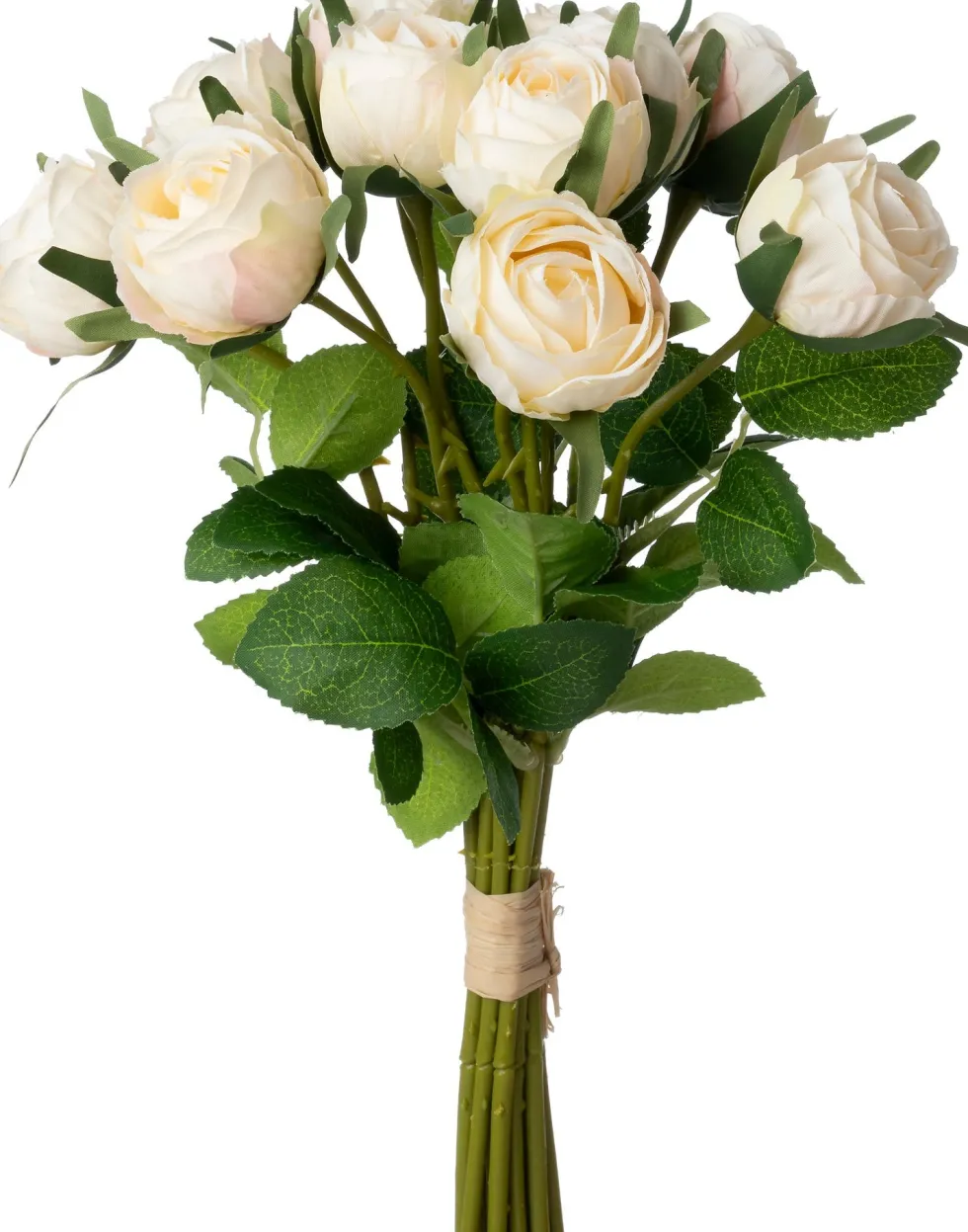 Intratuin kunstbloemen boeket Roos lichtroze H 35 cm