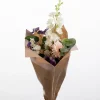 Intratuin kunstbloemen boeket Lola wit / blauw H 70 cm