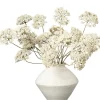Intratuin kunstbloemen boeket in vaas Dille wit H 46 cm