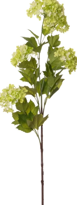 Intratuin kunstbloem Gelderse roos groen H 87 cm