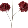 Intratuin kunstbloem Hortensia rood H 89 cm