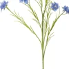 Intratuin kunstbloem Korenbloem blauw H 90 cm