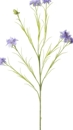 Intratuin kunstbloem Korenbloem paars H 90 cm