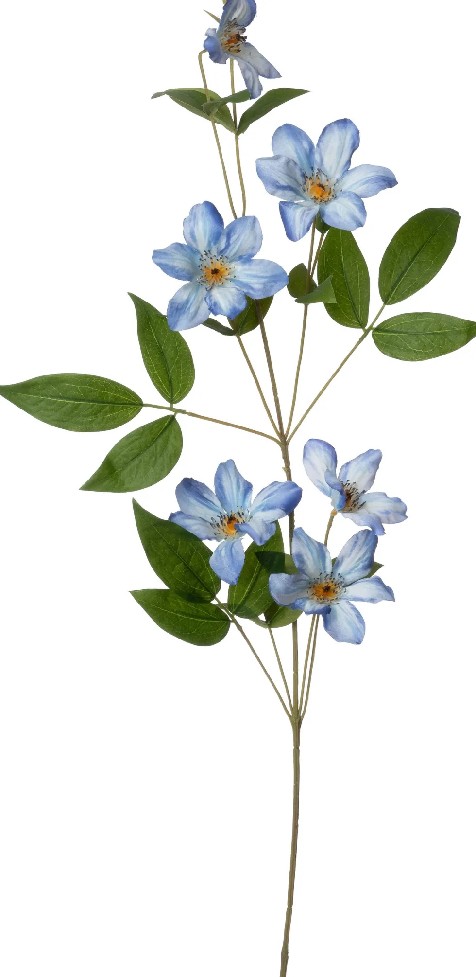 Intratuin kunstbloem Meisjesogen blauw H 80 cm