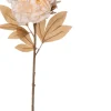 Intratuin kunstbloem Pioenroos crème H 77 cm