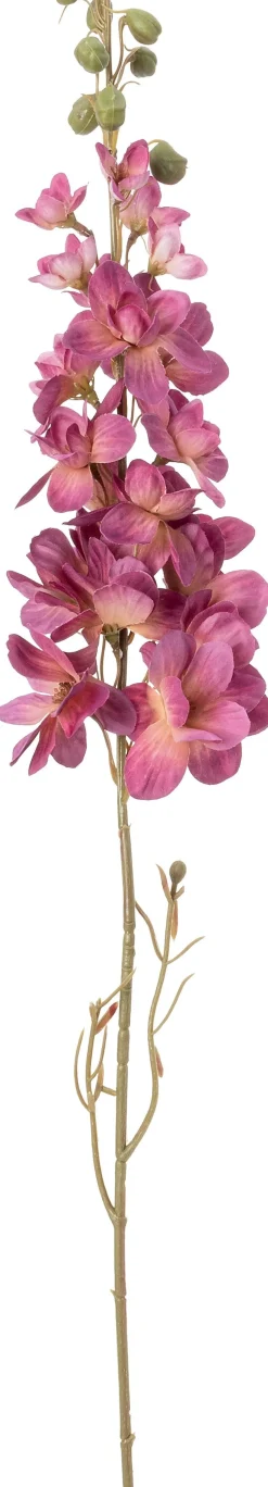 Intratuin kunstbloem Ridderspoor donkerroze H 87 cm