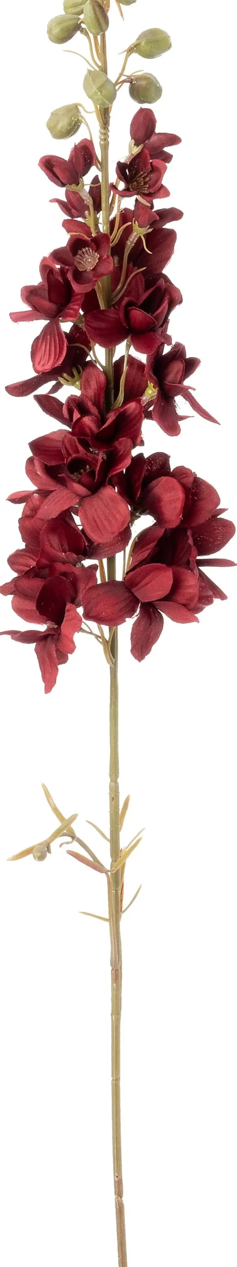 Intratuin kunstbloem Ridderspoor donkerrood H 87 cm