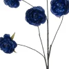 Intratuin kunstbloem Roos blauw H 112 cm