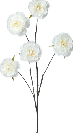 Intratuin kunstbloem Roos wit H 112 cm