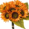 Intratuin kunstbloem Zonnebloem oranje H 25 cm