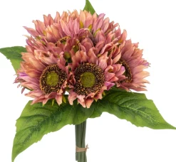 Intratuin kunstbloem Zonnebloem roze H 25 cm