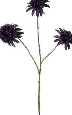 Intratuin kunstbloem Zonnehoed paars H 64 cm
