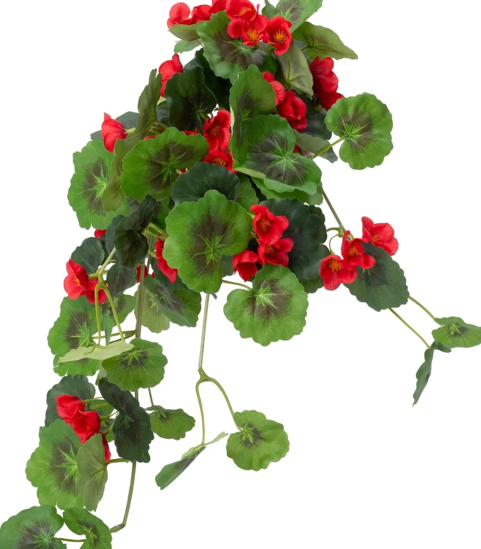 Intratuin kunsthangplant Hanggeranium rood H 55 cm