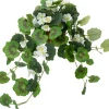 Intratuin kunsthangplant Hanggeranium wit H 55 cm