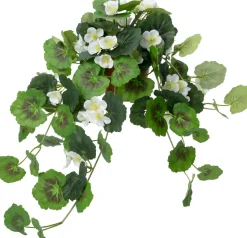 Intratuin kunsthangplant Hanggeranium wit H 55 cm
