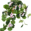Intratuin kunsthangplant Hanggeranium wit / roze H 55 cm