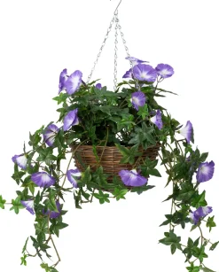 Intratuin kunsthangplant Klimmende Winde paars H 70 cm