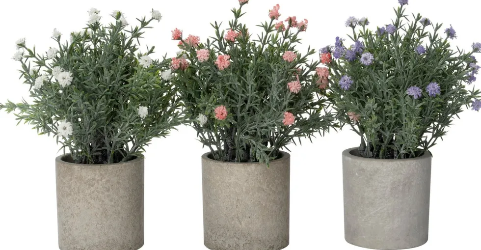Intratuin kunstplant Aster roze D 7,5 H 22 cm