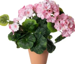 Intratuin kunstplant Begonia roze H 35 cm