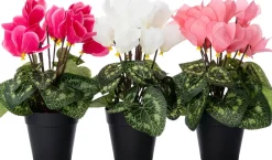 Intratuin kunstplant Cyclaam crème D 9 H 28 cm