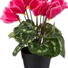 Intratuin kunstplant Cyclaam donkerroze D 9 H 28 cm