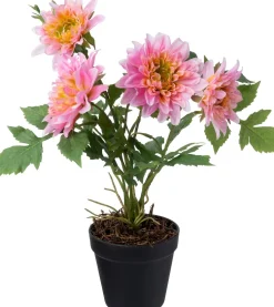 Intratuin kunstplant Dahlia roze D 12,5 H 45 cm