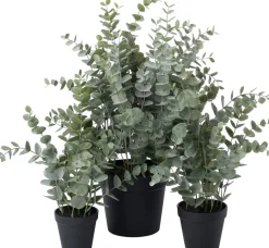 Intratuin kunstplant Eucalyptus grijsgroen D 12,5 H 19 cm