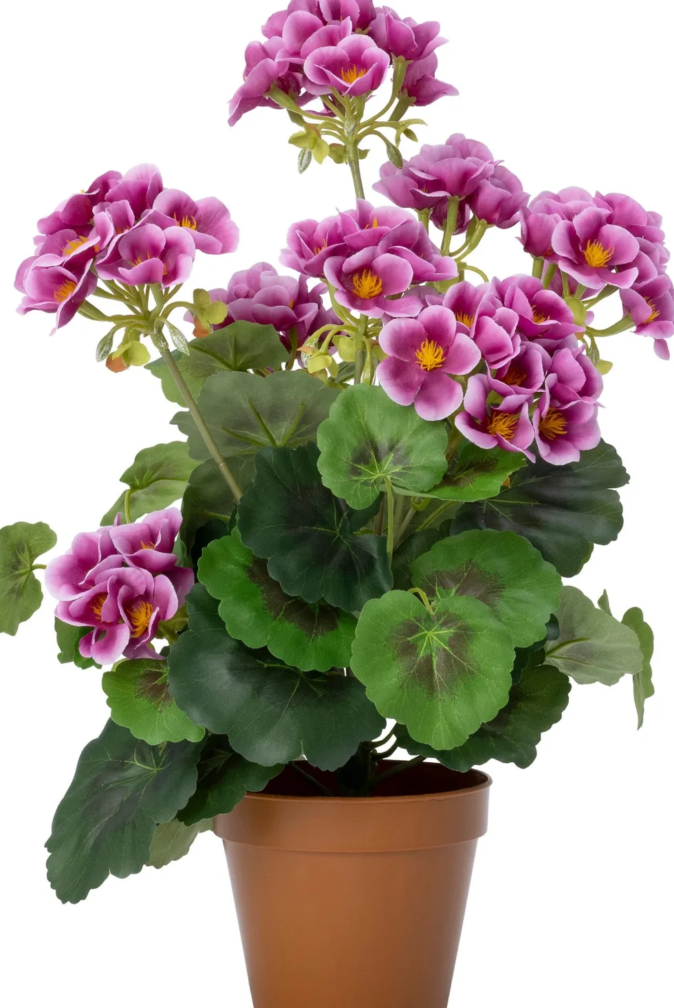 Intratuin kunstplant Geranium paars D 8,5 H 34 cm