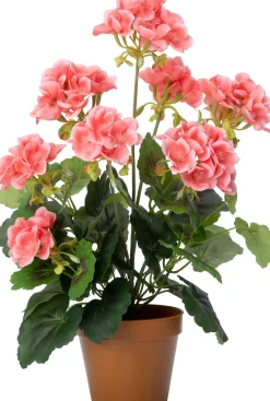 Intratuin kunstplant Geranium roze D 12 H 43 cm
