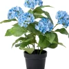 Intratuin kunstplant Hortensia blauw D 15 H 50 cm
