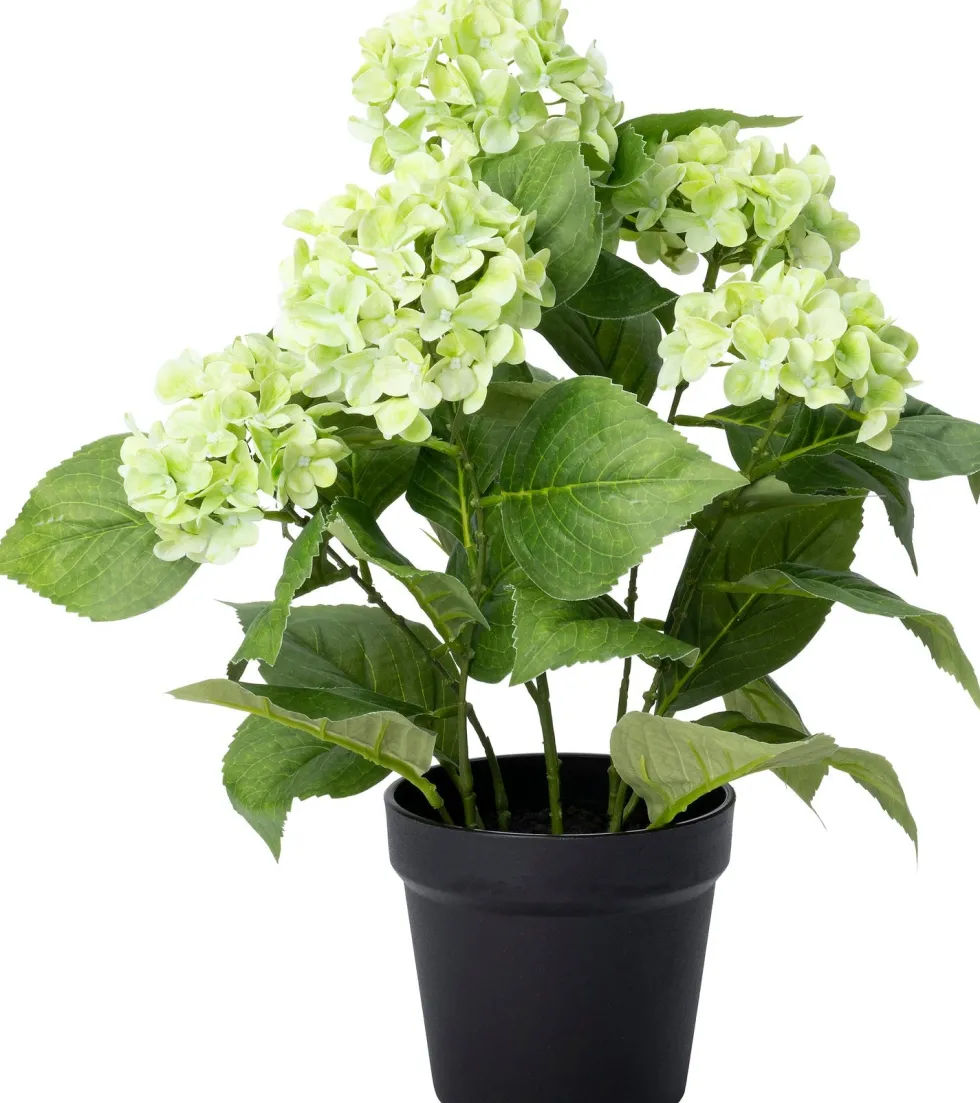 Intratuin kunstplant Hortensia groen D 15 H 50 cm
