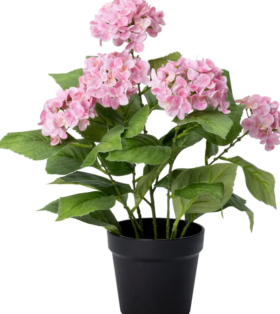 Intratuin kunstplant Hortensia roze D 15 H 50 cm