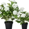 Intratuin kunstplant Hortensia wit D 20 H 68 cm
