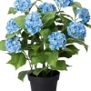 Intratuin kunstplant Hortensia blauw D 20 H 68 cm