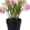 Intratuin kunstplant Kievitsbloem roze D 9 H 22 cm