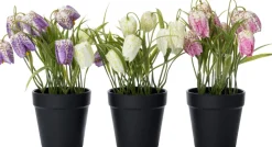 Intratuin kunstplant Kievitsbloem roze D 9 H 22 cm