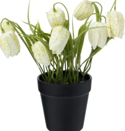 Intratuin kunstplant Kievitsbloem crème D 9 H 22 cm