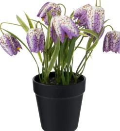 Intratuin kunstplant Kievitsbloem paars D 9 H 22 cm