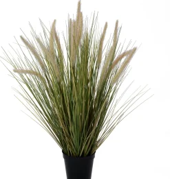 Intratuin kunstplant Lampenpoetsersgras geel D 13 H 63 cm