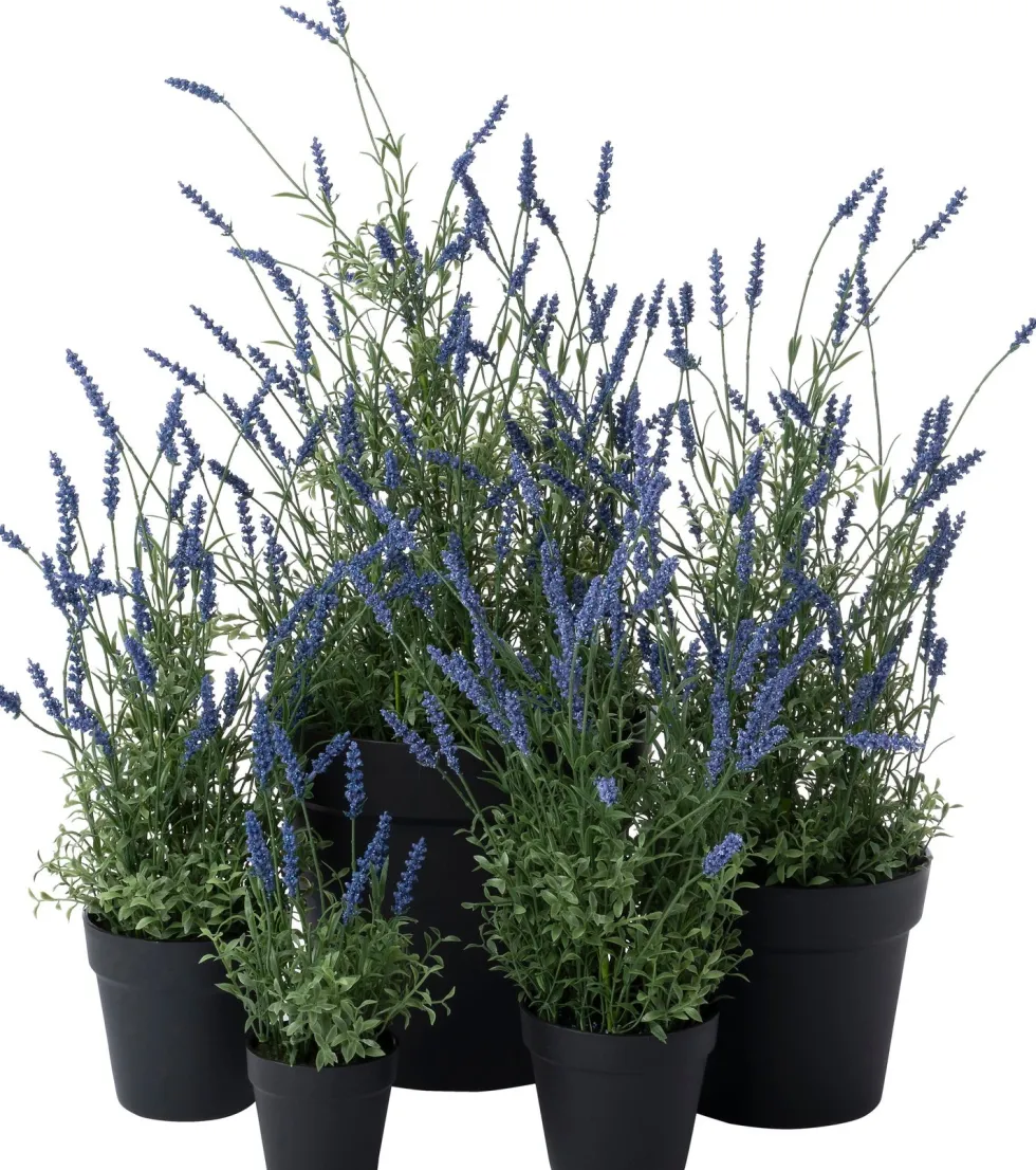 Intratuin kunstplant lavendel paars D 14 H 50 cm
