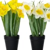 Intratuin kunstplant Narcis geel D 9 H 28 cm