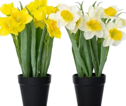 Intratuin kunstplant Narcis geel D 9 H 28 cm