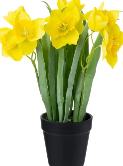 Intratuin kunstplant Narcis geel D 9 H 28 cm