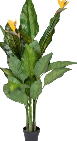 Intratuin kunstplant Paradijsvogelbloem geel H 170 cm