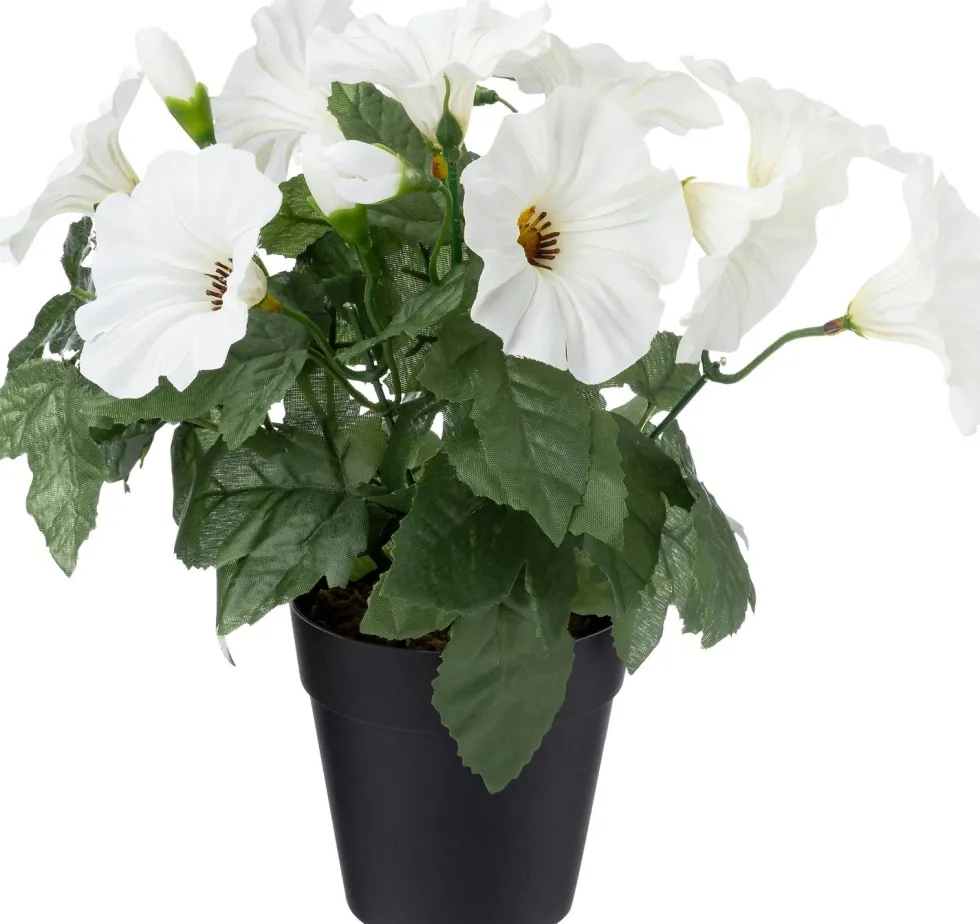 Intratuin kunstplant Petunia wit D 9 H 26 cm