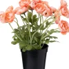 Intratuin kunstplant Ranonkel oranje D 11 H 26 cm