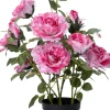 Intratuin kunstplant Roos lichtroze D 15 H 70 cm