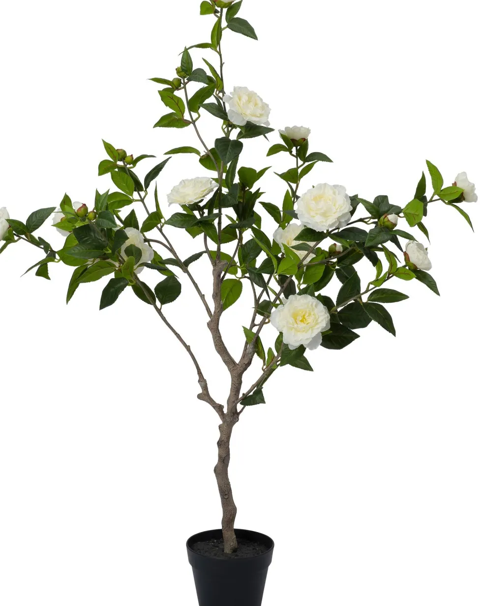 Intratuin kunstplant Roos wit D 17 H 127 cm